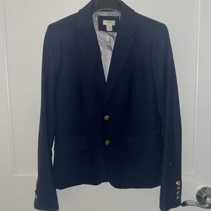 Navy Wool J. Crew Blazer